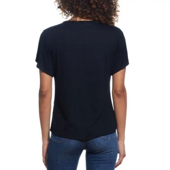 Weatherproof Vintage Ladies' Tie Front Top V-Neck NWT - Picture 3 of 4